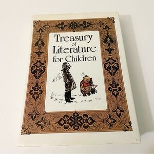 Vtg Treasury of Literature for Children Illustrations Hardcover Book Winnie